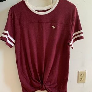 maroon abercrombie and fitch knot